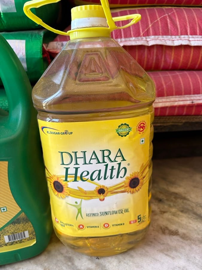धारा हेल्थ सूर्यमुखी तेल Pouch — फोटो 1