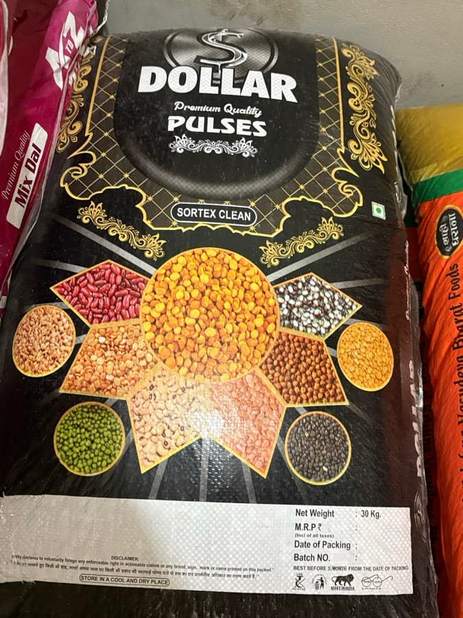 Dollar Pulses Premium Quality 30 Kg